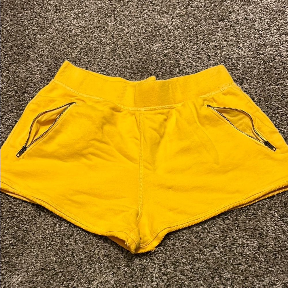 Yellow Women's Shorts